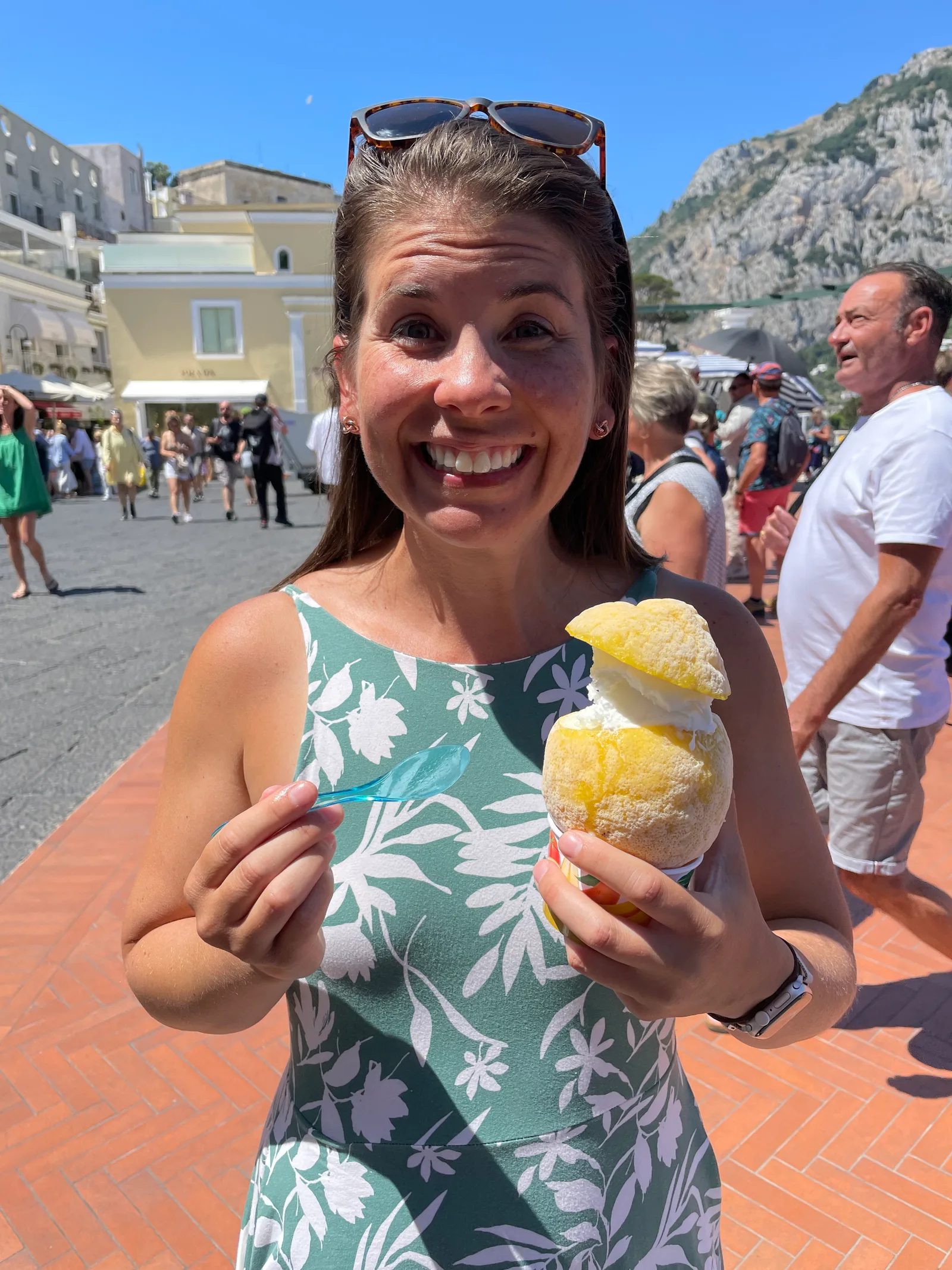 Anna with lemon sorbetto