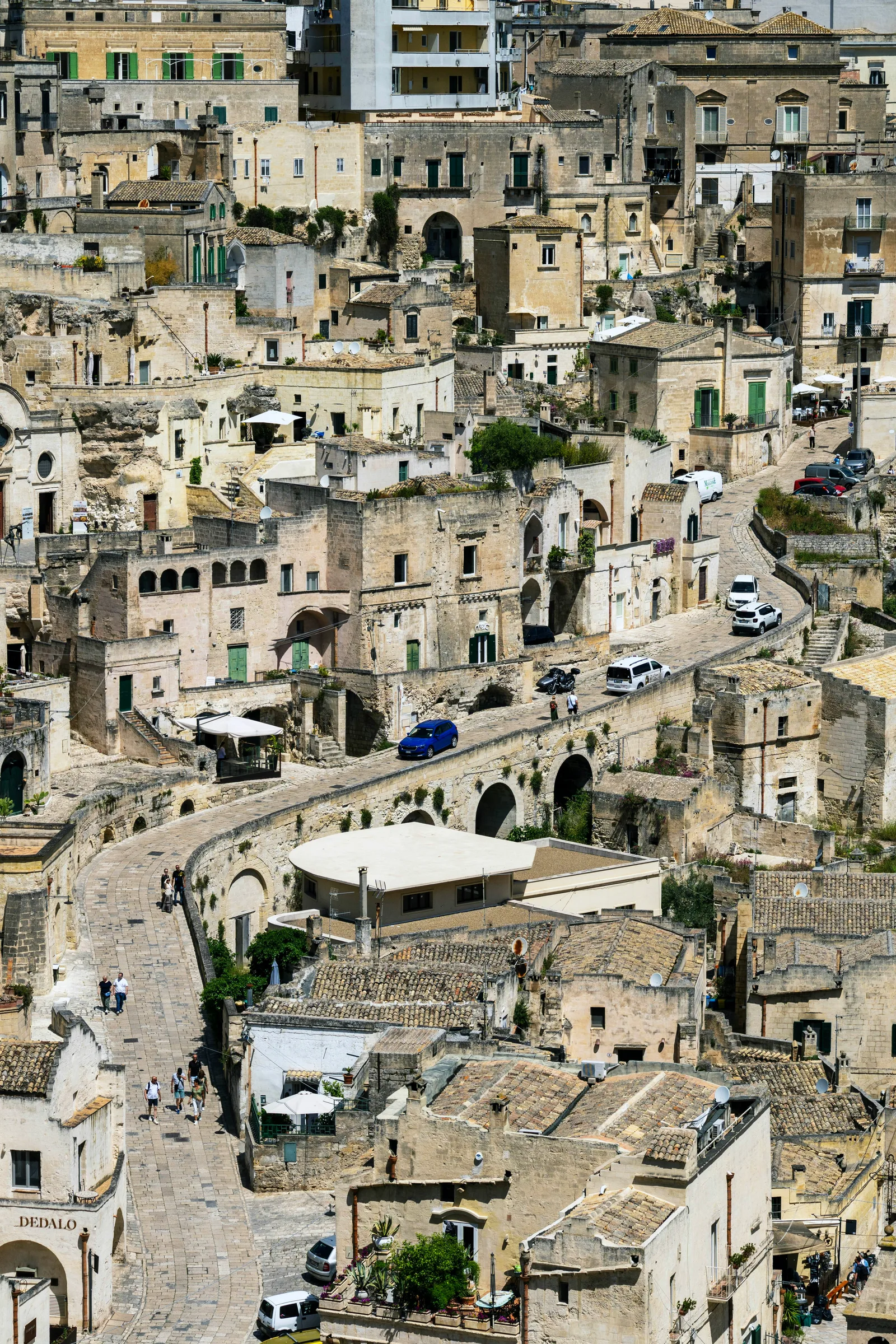 Matera's sassi at dusk